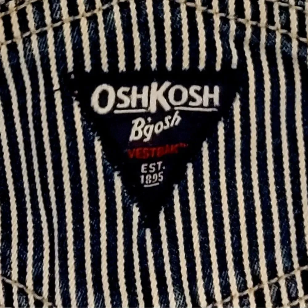 Oshkosh B'gosh Baby Boy Vestbak Bib Overalls- 18 months